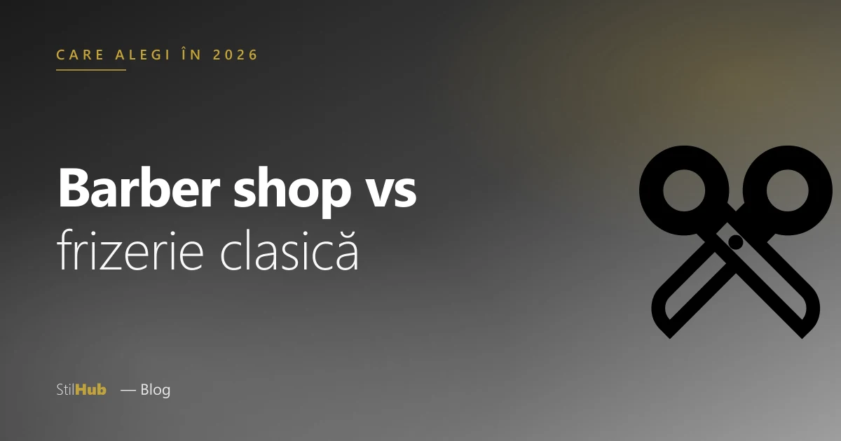 Barber shop vs frizerie clasică