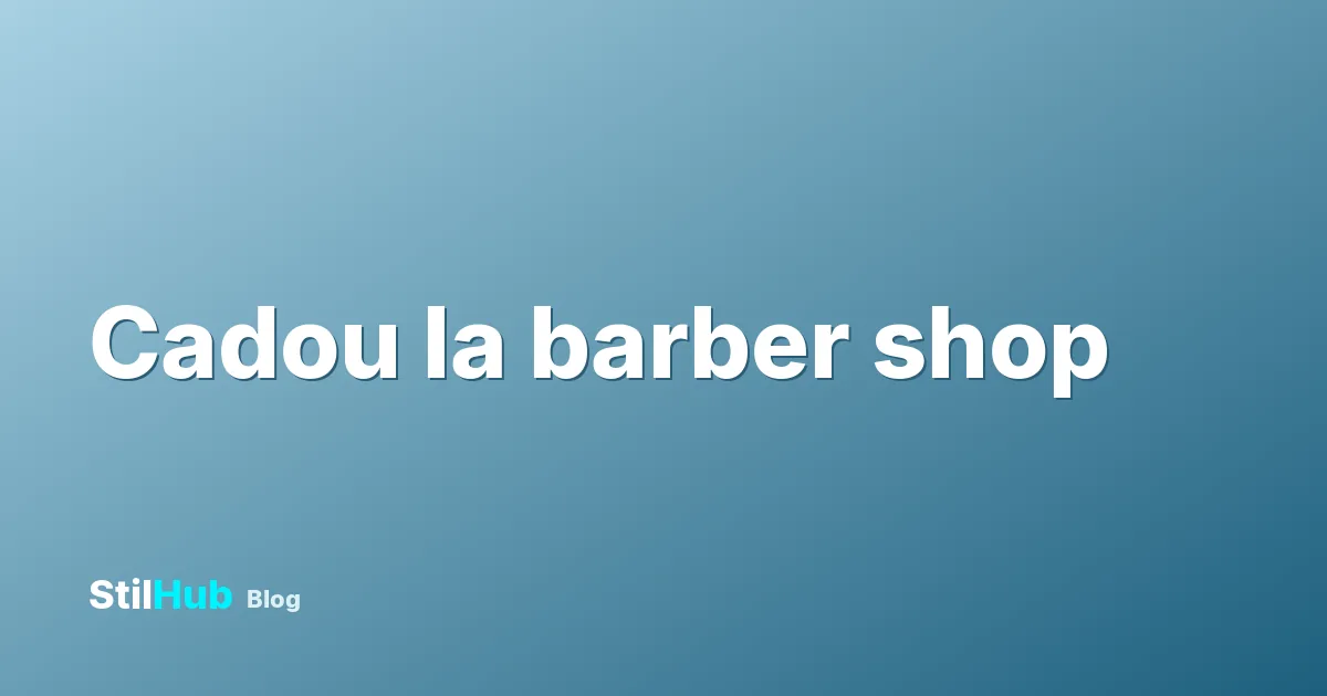 Cadou de Crăciun la barber shop: ce voucher alegi și cât costă