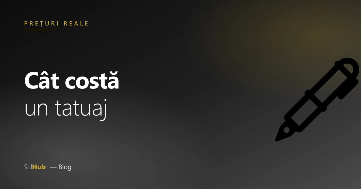 Prețul unui tatuaj: ghid real