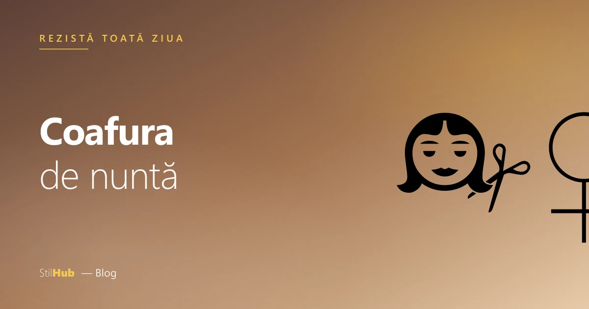 Coafura de nuntă