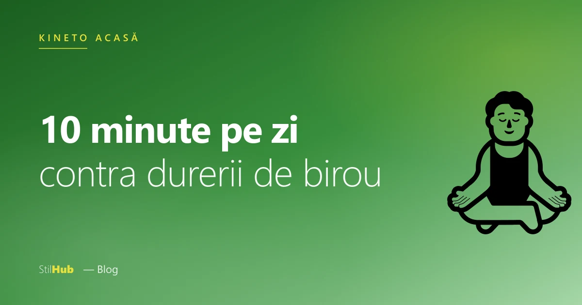Exerciții birou spate