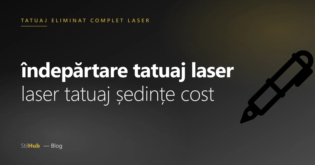 Îndepărtare tatuaj laser