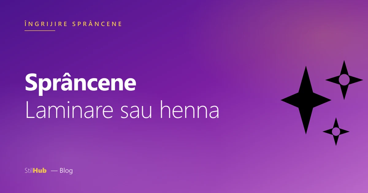 Laminare vs henna sprâncene