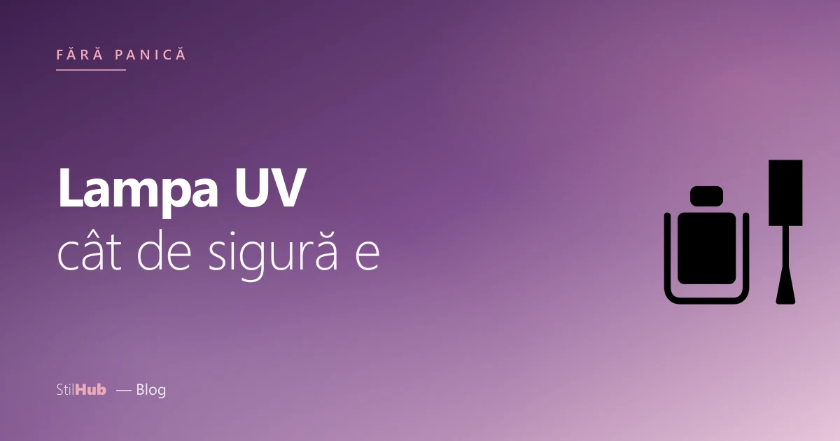 Lampa UV pentru unghii
