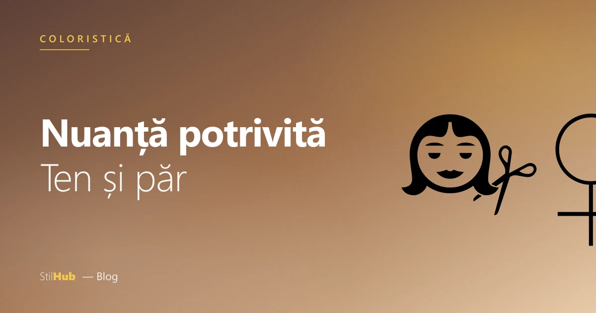 Nuanță de păr după ten