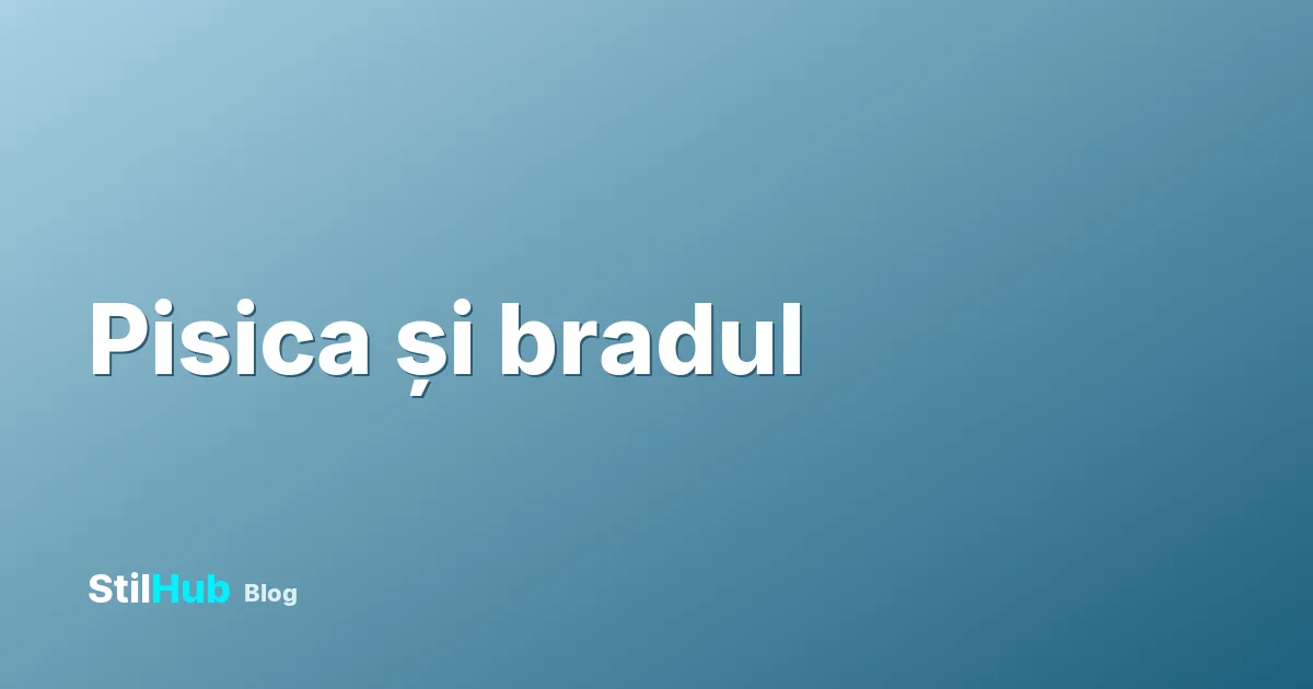 Pisica și bradul de Crăciun: pericolele și cum le eviți