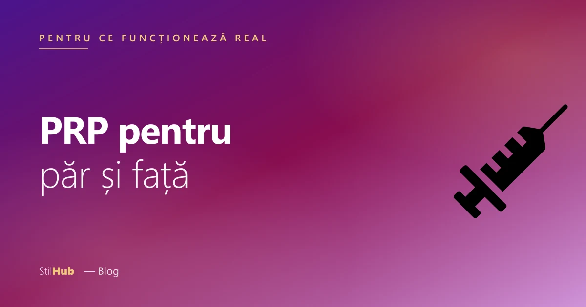 PRP păr și față