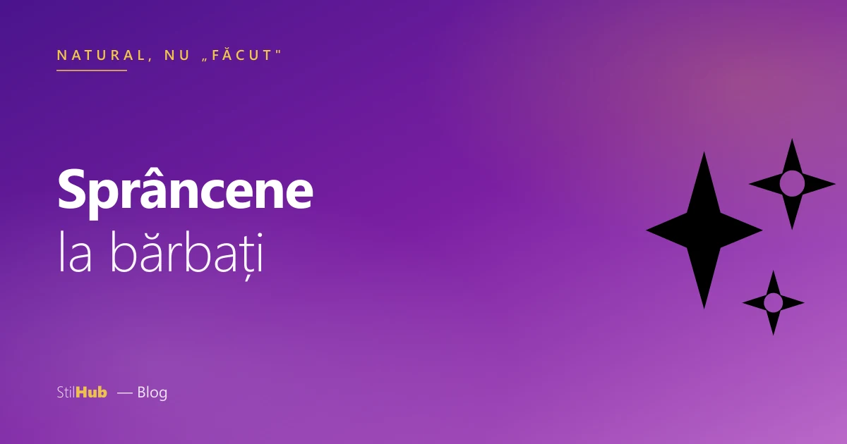 Sprâncene pentru bărbați