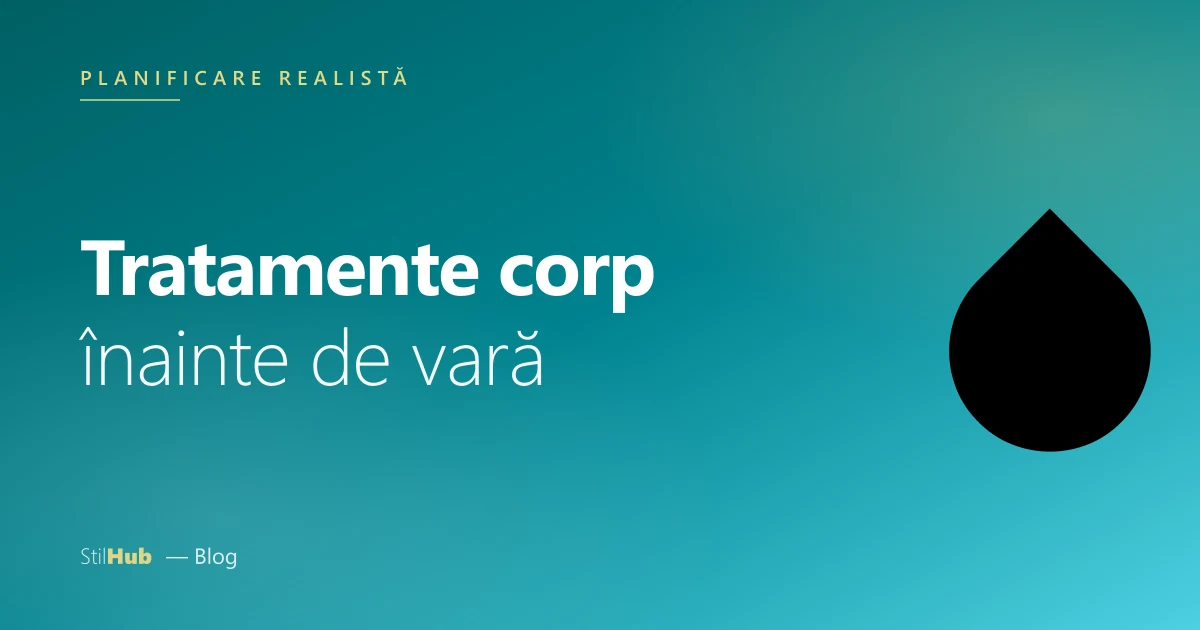 Tratamente corporale pentru vară