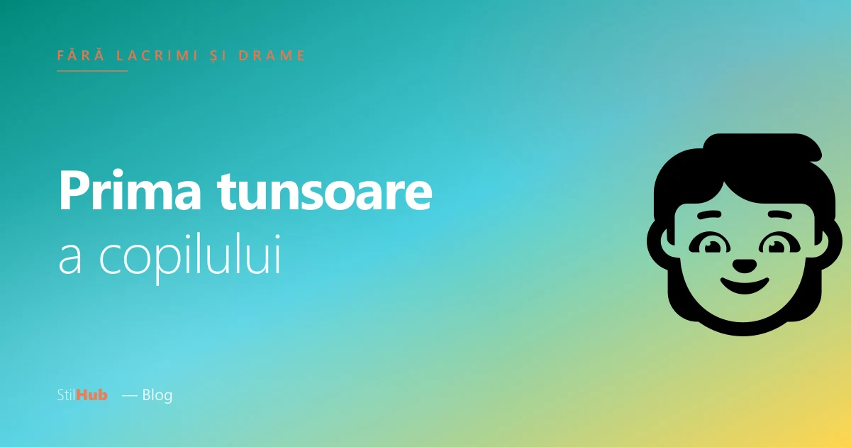 Prima tunsoare copil