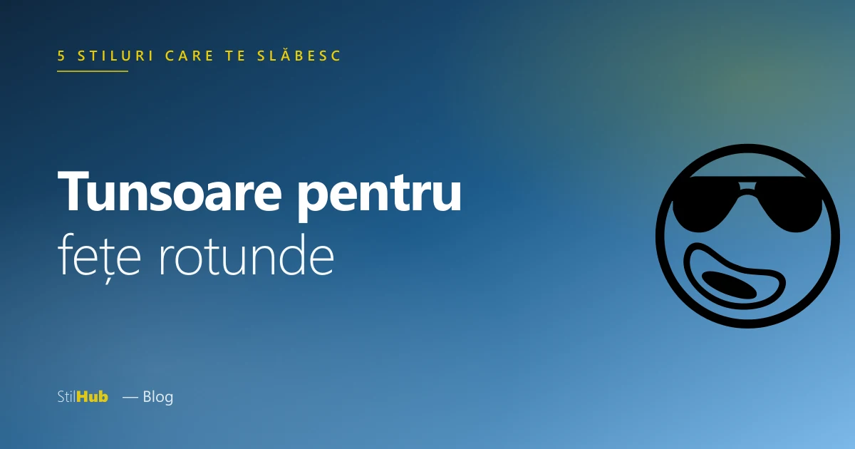 Tunsoare pentru fețe rotunde