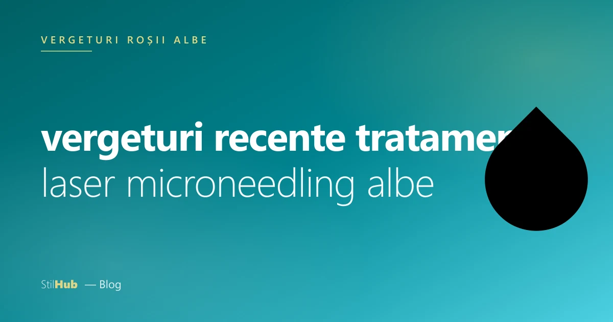 Vergeturi roșii vs albe
