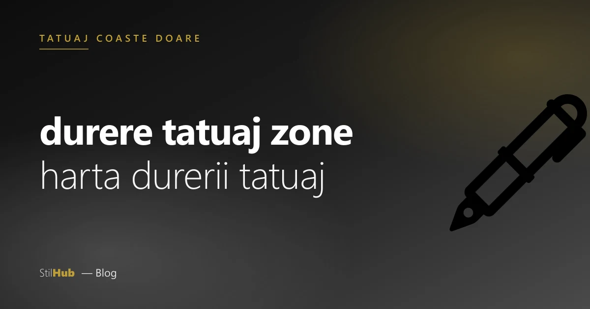 Unde doare tatuajul